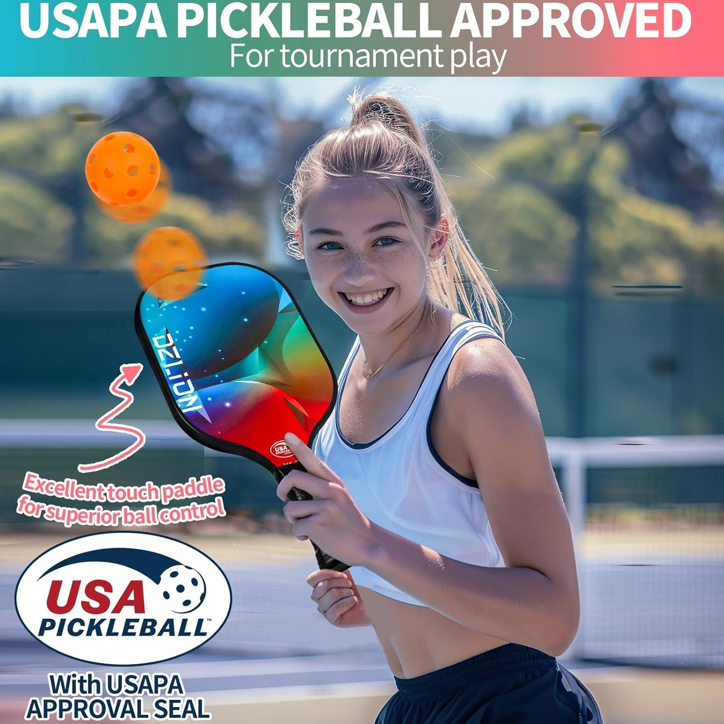 Dzlion Pickleball Set