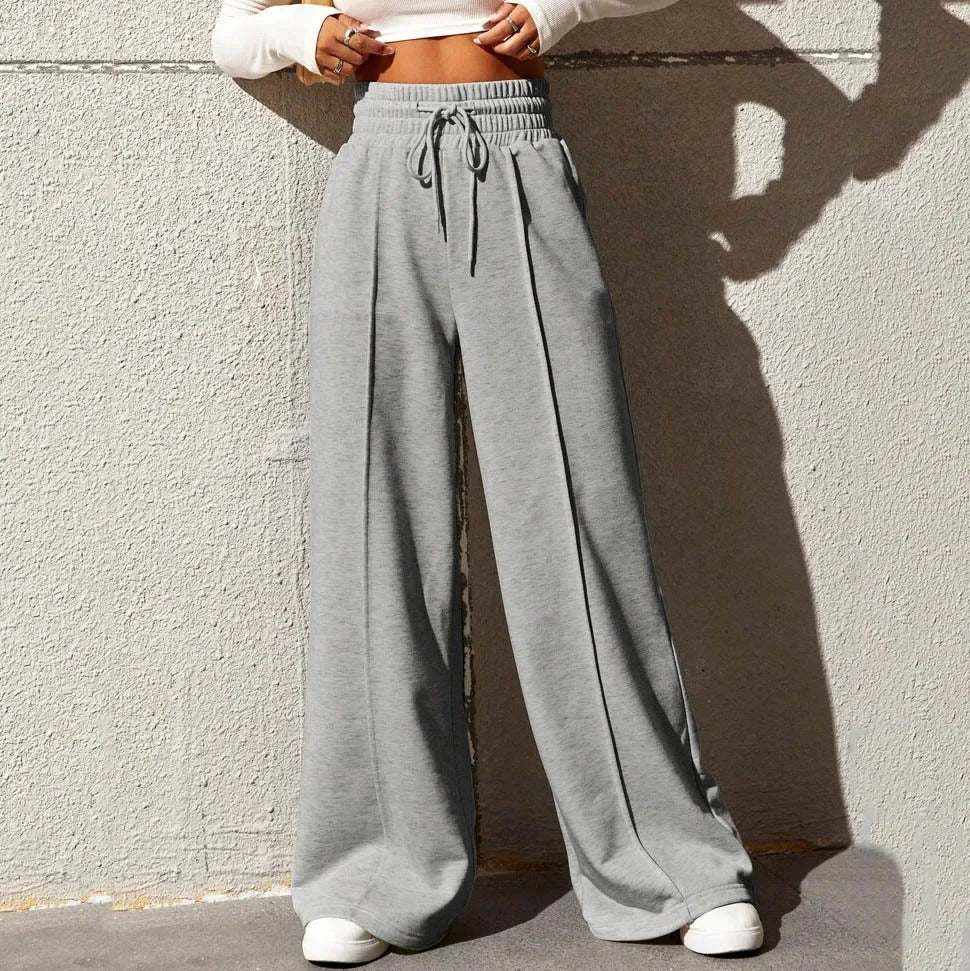 Sports Pants for Women in Autumn 2025 New Straight Tube Loose Fitting Sanitary Pants Wide Leg Pants Outdoor Dance Casual Pant