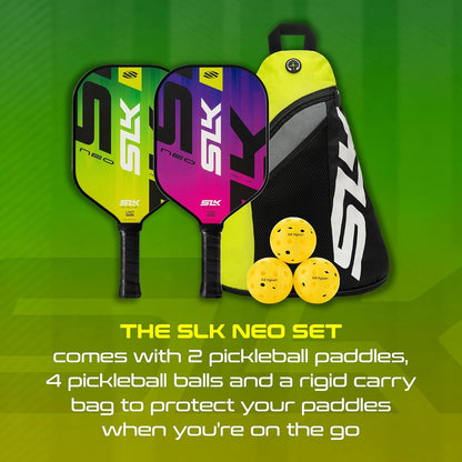 Selkirk Sport Pickleball Paddles Set of 2 | Designed in the USA | Choose the SLK Neo Graphite, SLK Neo Fiberglass Pickleball Set or SLK Atlas Pickleball Bundle