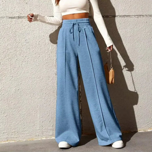 Sports Pants for Women in Autumn 2025 New Straight Tube Loose Fitting Sanitary Pants Wide Leg Pants Outdoor Dance Casual Pant