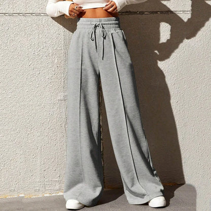 Sports Pants for Women in Autumn 2025 New Straight Tube Loose Fitting Sanitary Pants Wide Leg Pants Outdoor Dance Casual Pant